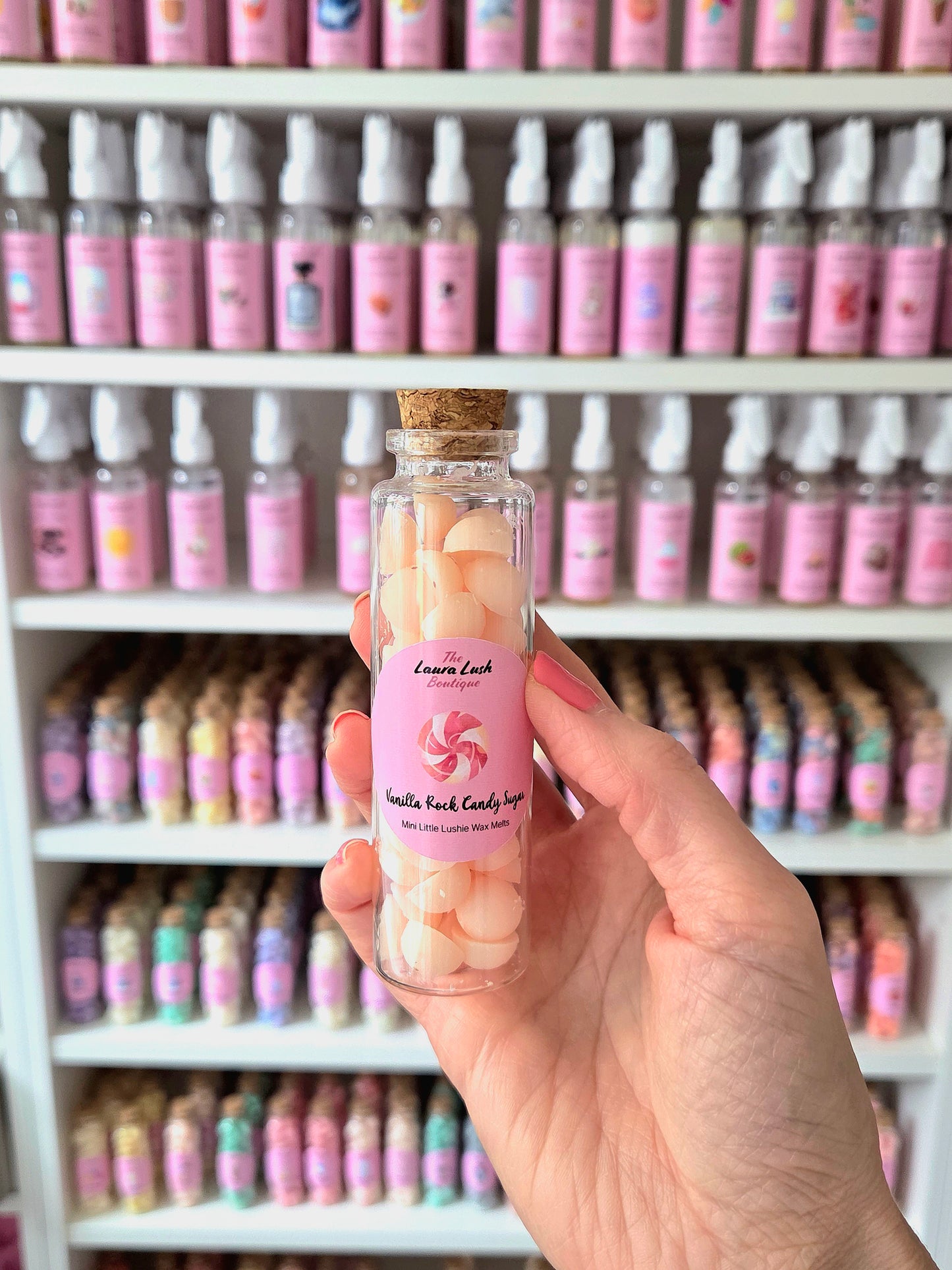 Vanilla Candy Rock Sugar Mini Little Lushies Wax Melts