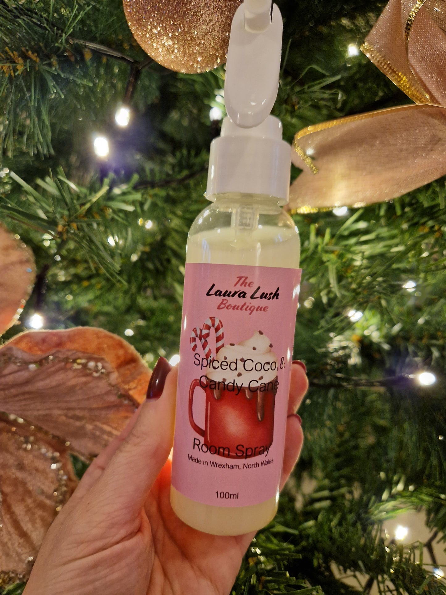 Spiced Coco & Candy Cane Room Spray