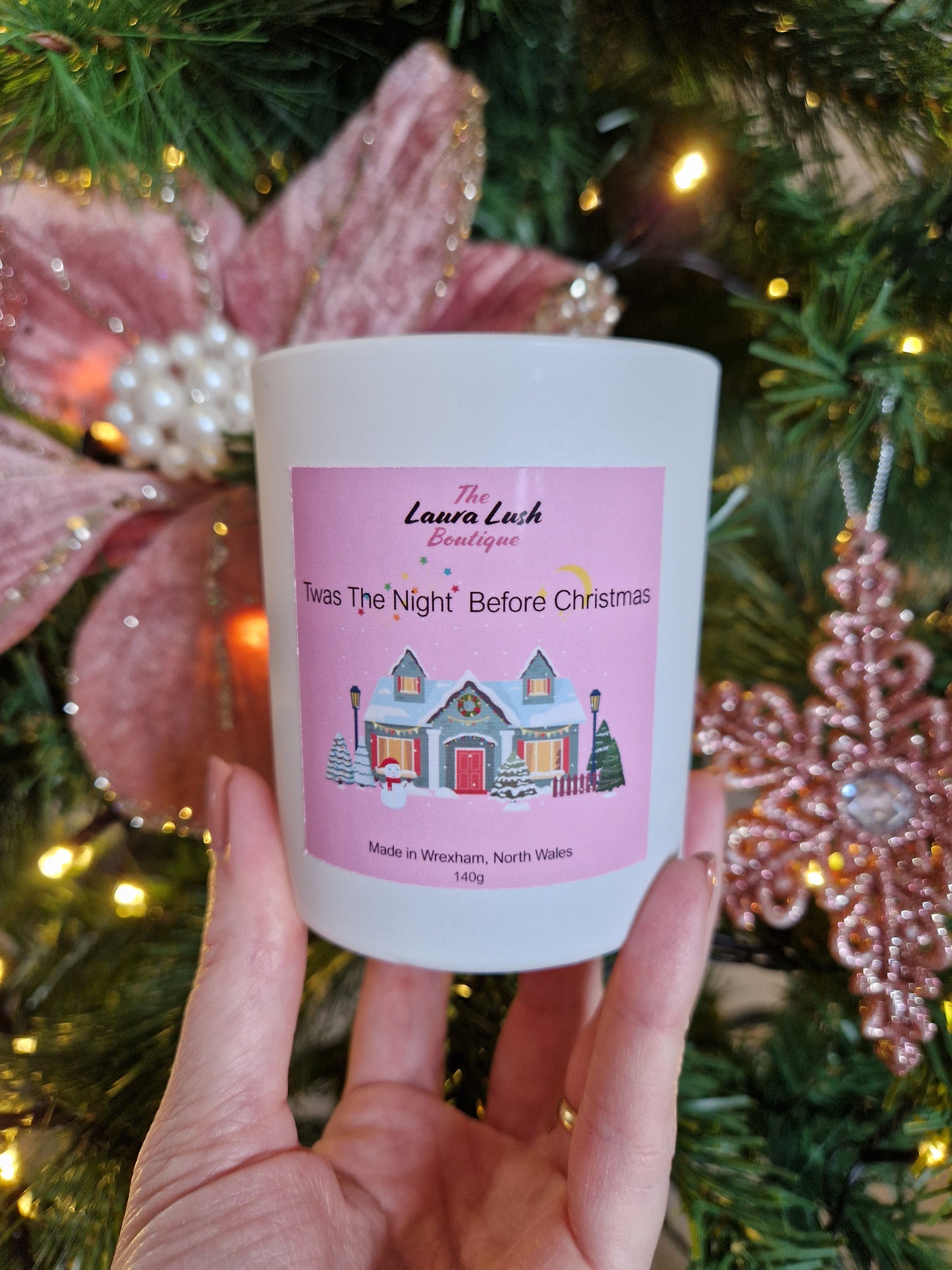 Twas The Night Before Christmas Candle