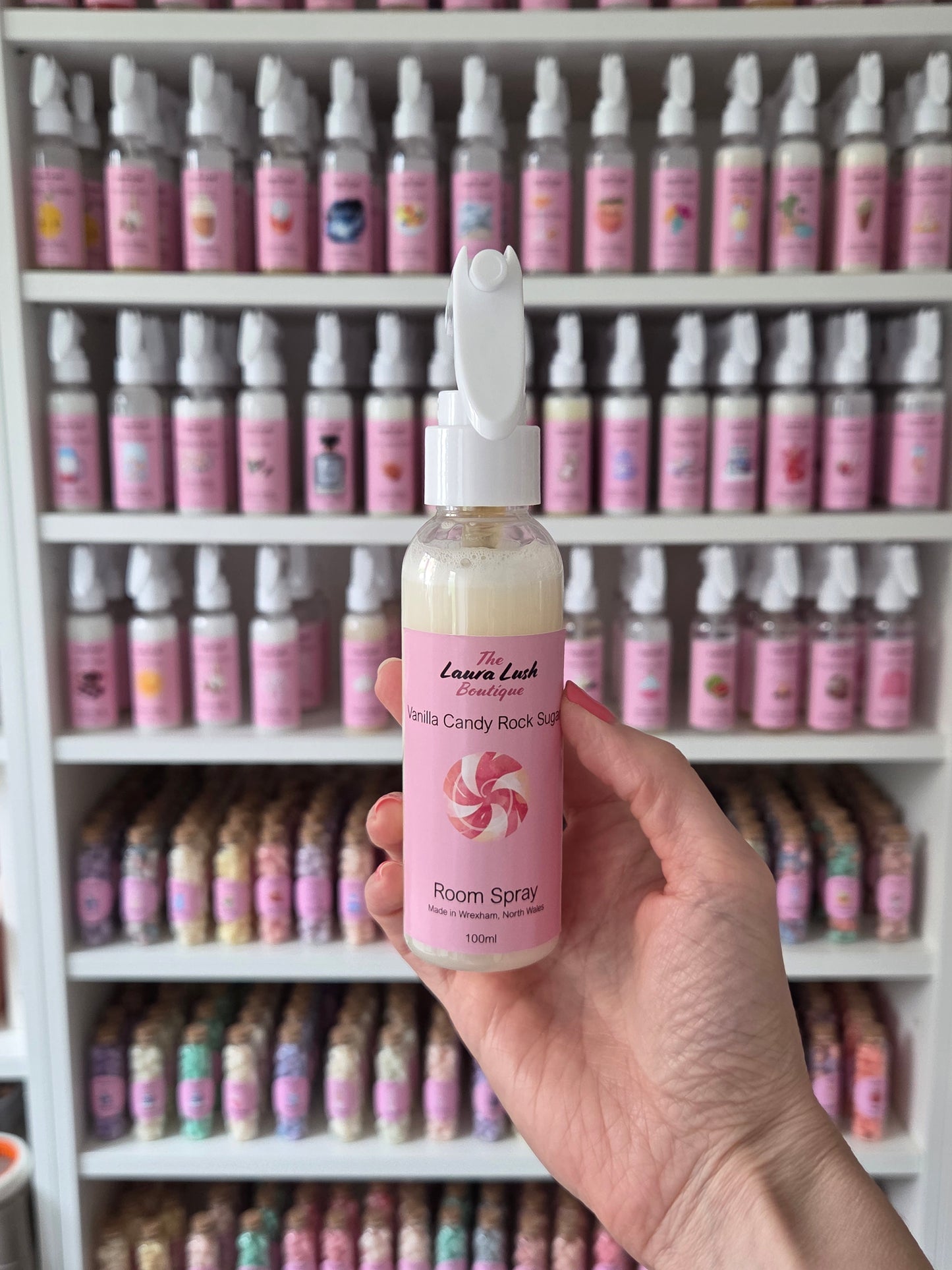 Vanilla Candy Rock Sugar Room Spray