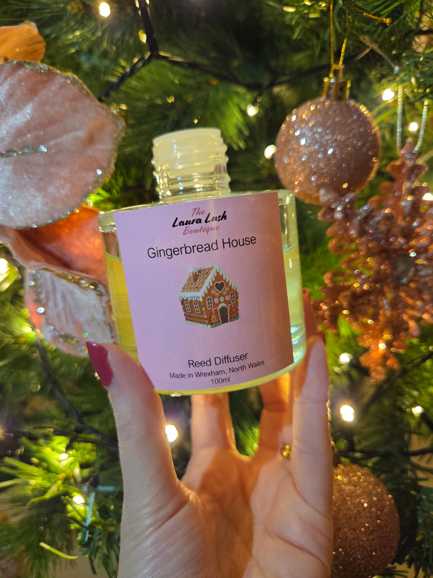 Gingerbread House Reed Diffuser