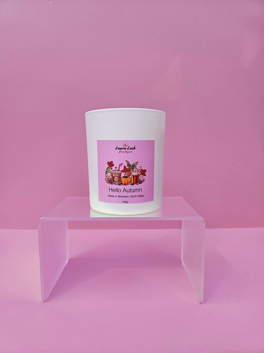 Hello Autumn Candle